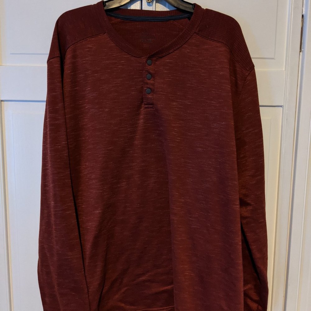 Prana XXL Henley Long Sleeve